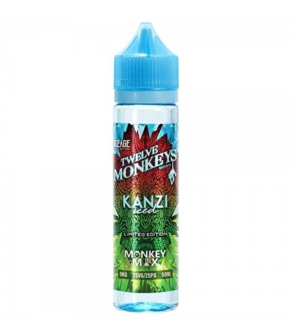 KANZI ICED E-LIQUID BY TWELVE 12 MONKEYS SHORTFILL 75VG 50ML 0MG