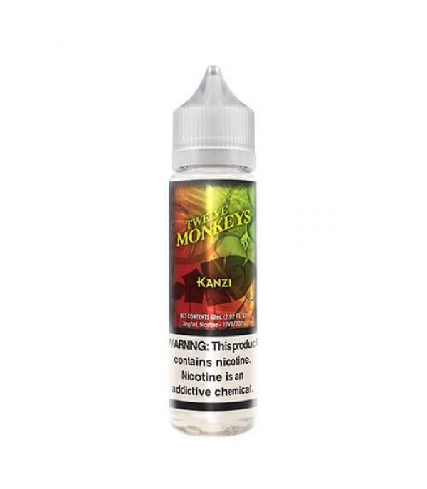 KANZI E-LIQUID BY TWELVE 12 MONKEYS  SHORTFILL 80VG 50ML 0MG