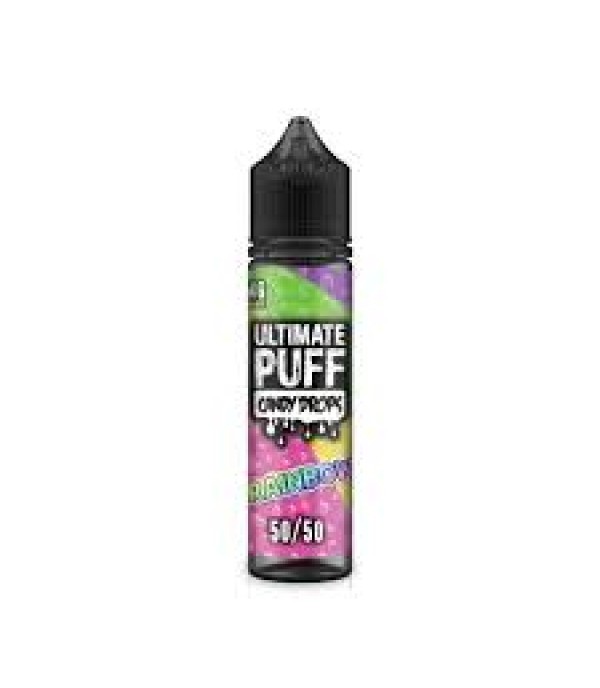 Rainbow Candy Drops by Ultimate Puff, 50ML E-liquid, 0MG Vape, 50VG Juice