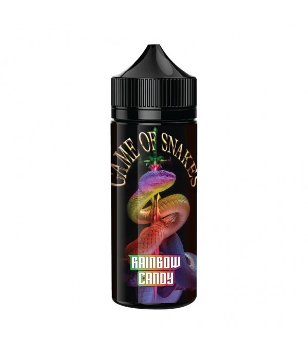 Rainbow Candy By Game Of Snakes 100ML E Liquid 70VG Vape 0MG Juice