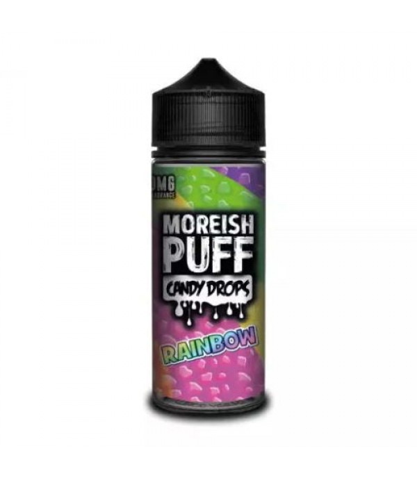 RAINBOW – MOREISH PUFF CANDY DROPS 100ML SHORTFILL E LIQUID 70VG VAPE