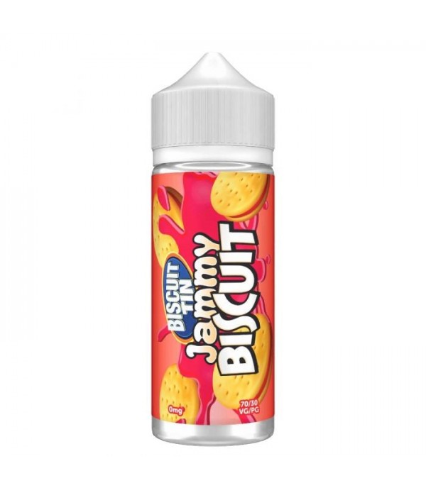 Jammy Biscuit By Biscuit Tin 100ML E Liquid 70VG/30PG Vape 0MG Juice Short Fill