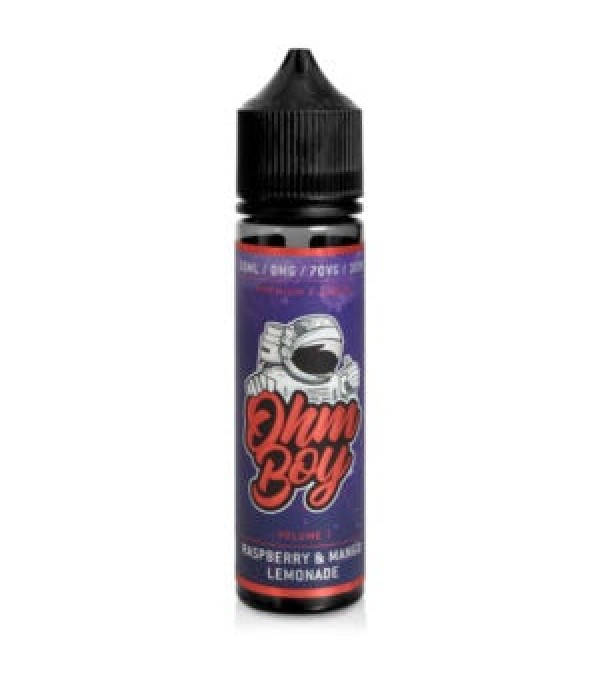 Raspberry & Mango Lemonade By Ohm Boy Volume I 50ML E Liquid 70VG Vape 0MG Juice