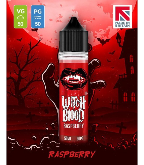 Raspberry By Witch Blood 50ML E Liquid 50VG Vape 0MG Juice