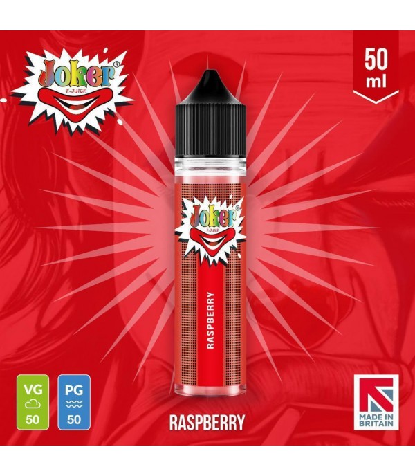 Raspberry By Joker E-Juice 50ML E Liquid 50VG Vape 0MG Juice