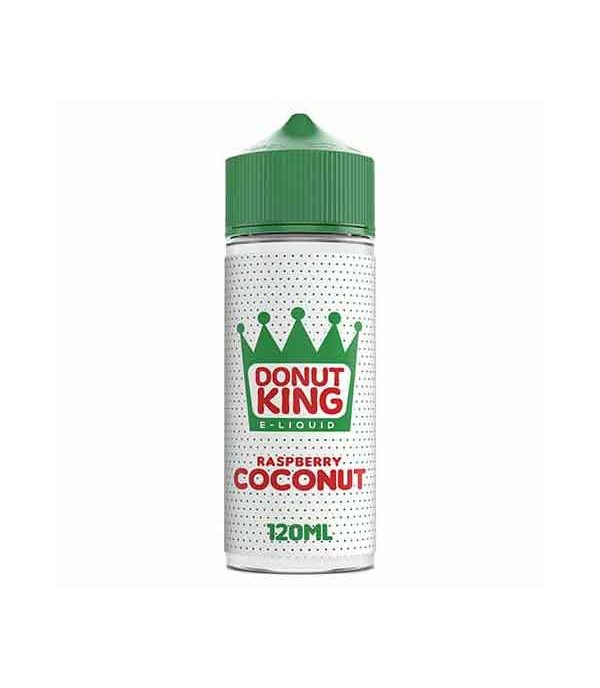Raspberry Coconut by Donut King. 70VG/30PG E-liquid, 0MG Vape, 100ML Juice