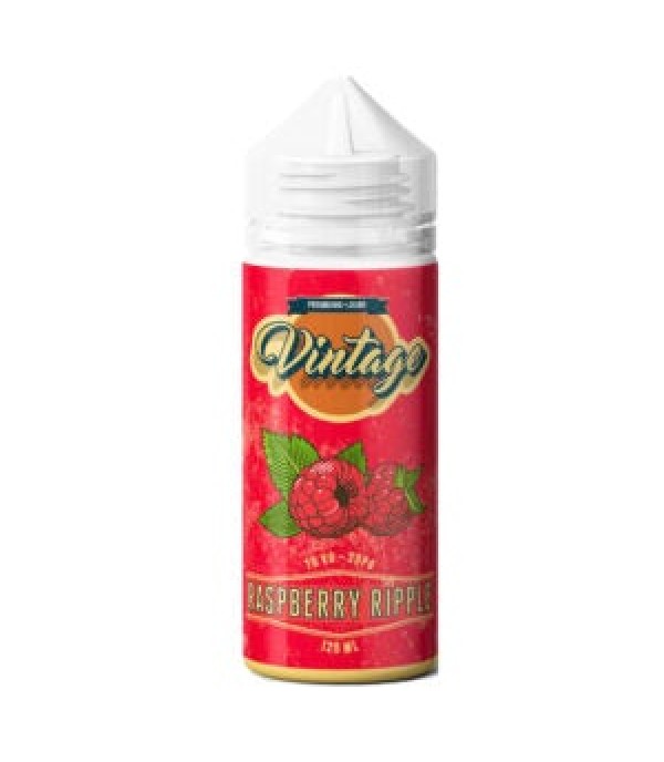 Raspberry Ripple By Vintage 100ML E Liquid 70VG Vape 0MG Juice Shortfill