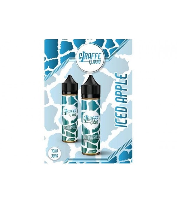 Iced Apple by Giraffe 50ML E liquid 70VG Vape 0MG Juice Shortfill