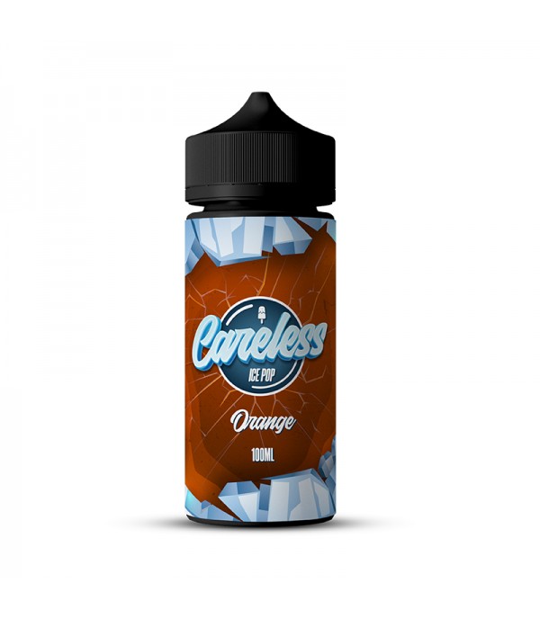 Ice Pop - Orange By Careless | 100ML E Liquid | 70VG Vape | 0MG Juice | Short Fill