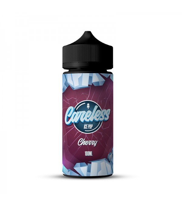 Ice Pop - Cherry By Careless | 100ML E Liquid | 70VG Vape | 0MG Juice | Short Fill