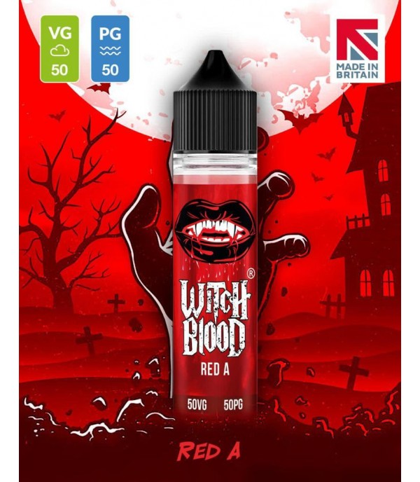 Red A By Witch Blood 50ML E Liquid 50VG Vape 0MG Juice