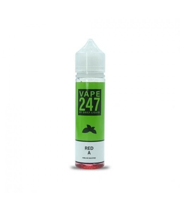 Red A By Vape 247, 50ML E Liquid 70VG Vape 0MG Juice