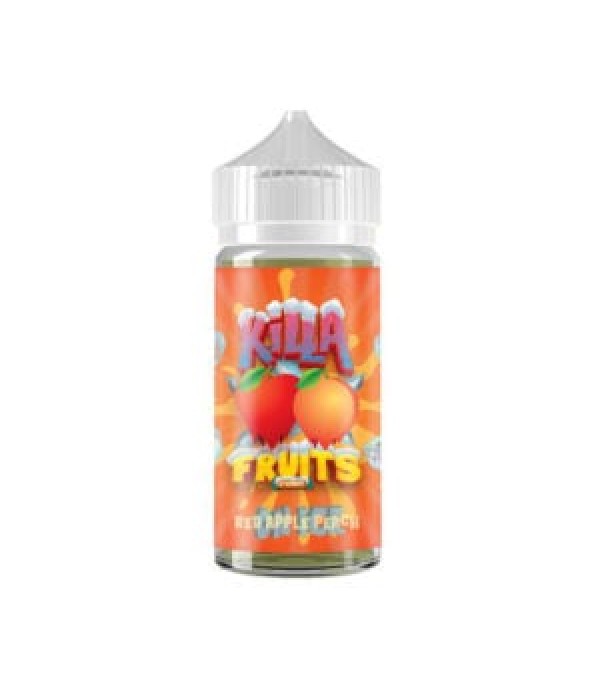 Red Apple Peach On Ice by Killa Fruits 100ml E-Liquid Juice 70VG Vape