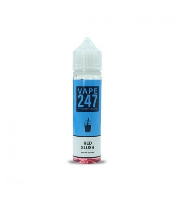 Red Slush By Vape 247, 50ML E Liquid 70VG Vape 0MG Juice