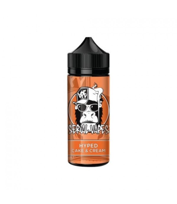 Hyped by Serial Vapes, 100ML E Liquid, 70VG Vape, 0MG Juice