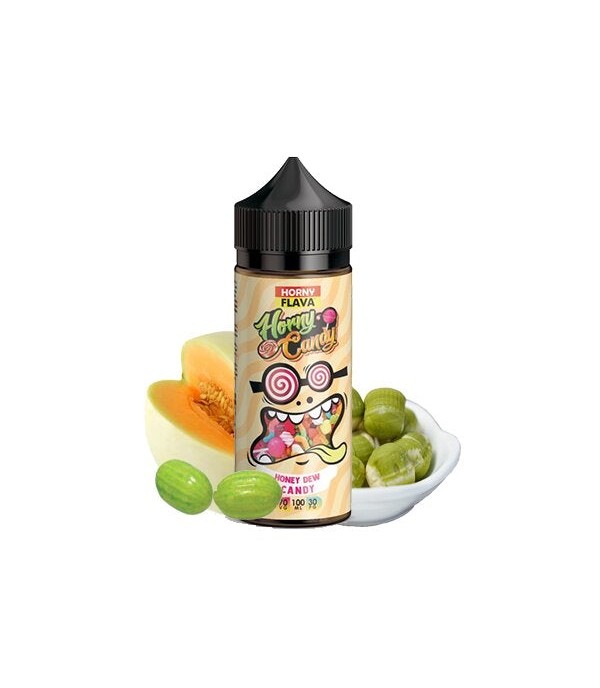 Honeydew Candy by Horny Flava. 100ML E-liquid, 0MG Vape, 70VG Juice