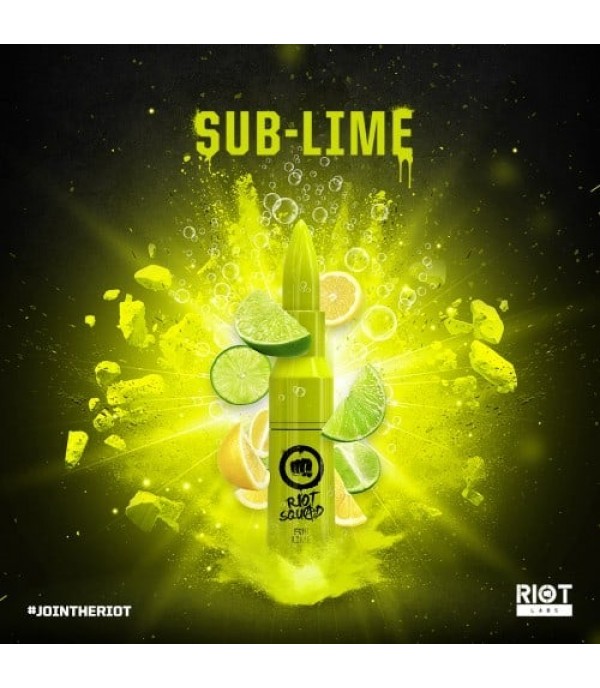 RIOT SQUAD – SUB LIME 50ML SHORTFILL E LIQUID 70VG VAPE