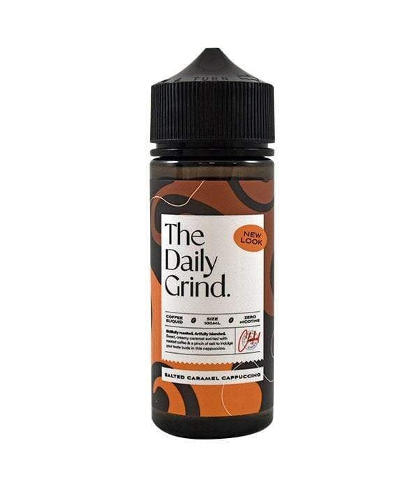 Salted Caramel Cappuccino By The Daily Grind 100ML E Liquid 70VG Vape 0MG Juice