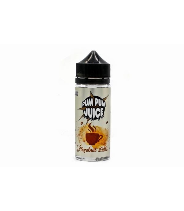Hazelnut Latte by Pum Pum Juice. 0MG 100ML E-liquid. 70VG/30PG Vape Juice