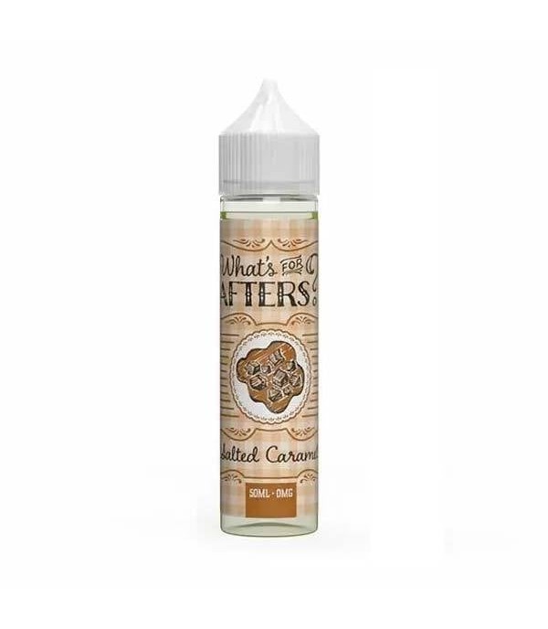 Salted Caramel by What's For Afters? 50ML E-liquid, 0MG Vape, 70VG Juice