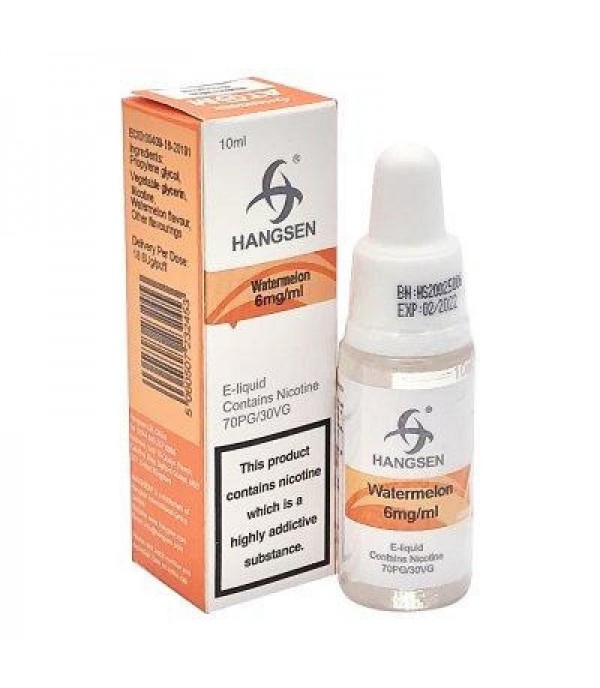 HANGSEN WATERMELON 10ML TPD E LIQUID JUICE 3MG/6MG/12MG/18MG MULTIBUY