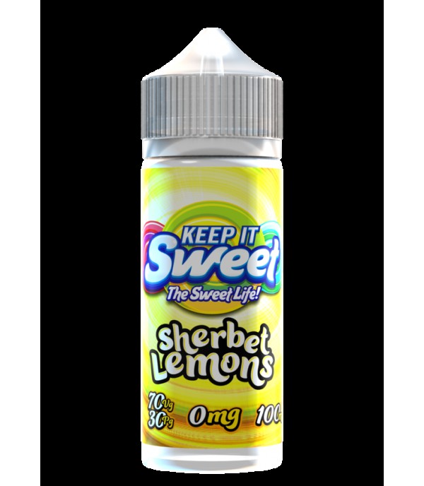 Sherbet lemons - Keep It Sweet 100ml E-liquid Juice 70VG Vape