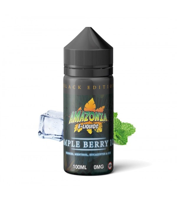 Simple Berry Ice By Amazonia Black Edition 100ML E Liquid 70VG Vape 0MG Juice
