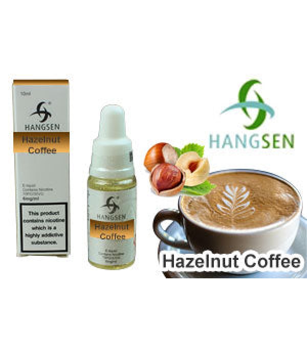 HANGSEN HAZELNUT COFFEE 10ML TPD E LIQUID JUICE 3MG/6MG/12MG/18MG MULTIBUY