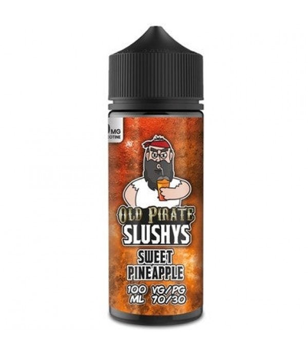 Slushys - Sweet Pineapple by Old Pirate 100ML E Liquid, 70VG Vape, 0MG Juice, Shortfill