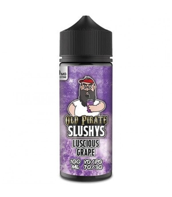 Slushys - Luscious Grape by Old Pirate 100ML E Liquid, 70VG Vape, 0MG Juice, Shortfill