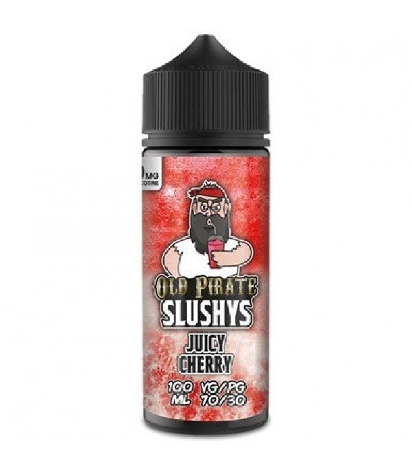 Slushys - Juicy Cherry by Old Pirate 100ML E Liquid, 70VG Vape, 0MG Juice, Shortfill