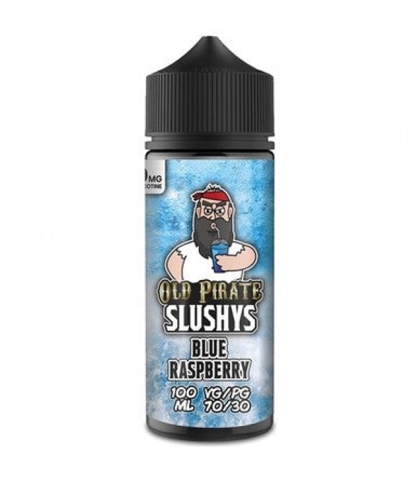 Slushys - Blue Raspberry by Old Pirate 100ML E Liquid, 70VG Vape, 0MG Juice, Shortfill