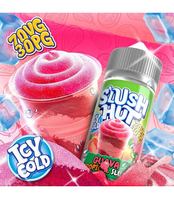 Guava Tropical Slush By Slush Hut 100ML E Liquid 70VG Vape 0MG Juice Shortfill