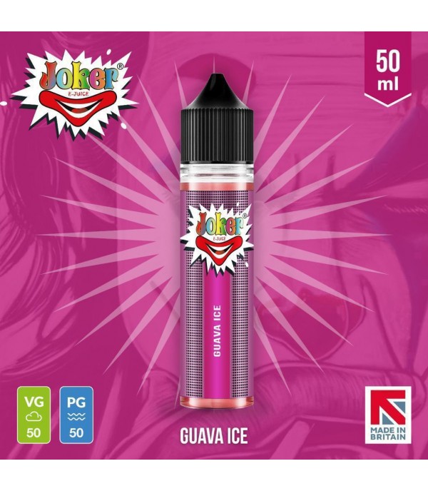 Guava Ice By Joker E-Juice 50ML E Liquid 50VG Vape 0MG Juice