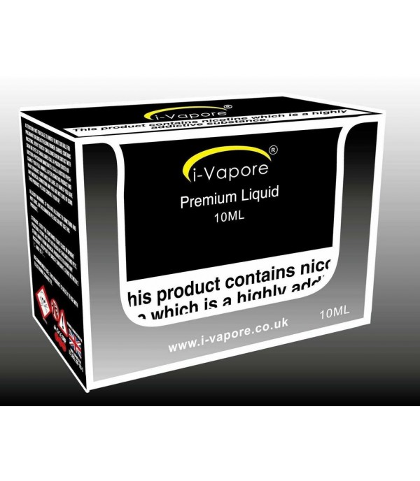 Smooth Tobacco by i-Vapore, 10ML Juice, 3/6/12/18MG E Liquid, 70VG Vape