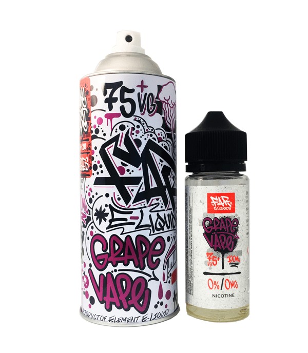 Grape Vape By Far (Element) 100ML E Liquid 75VG Vape 0MG Juice