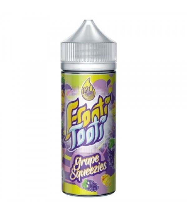 GRAPE SQUEEZIES E LIQUID BY FROOTI TOOTI TROPICAL TROUBLE SERIES 100ML SHORTFILL 70VG VAPE
