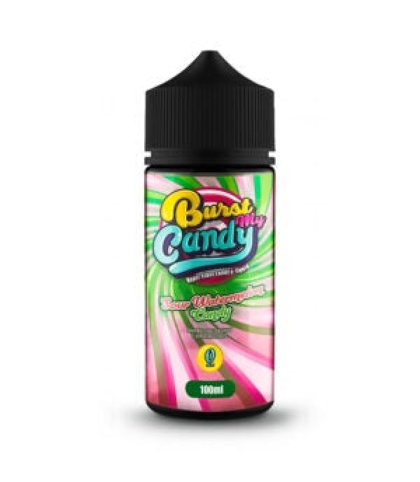 Sour Watermelon Candy By Burst My Candy 100ML E Liquid 70VG Vape 0MG Juice