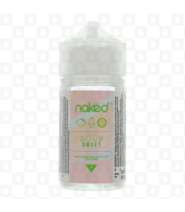Sour Sweet by Naked 100, 50ML E Liquid, 70VG Juice, 0MG Vape
