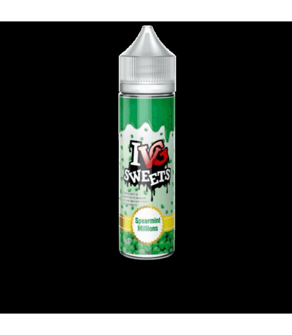 SPEARMINT MILLIONS ELIQUID BY I LOVE VG IVG SWEETS 50ML SHORTFILL E LIQUID 70VG VAPE