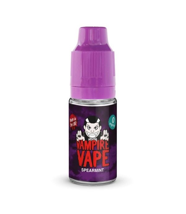 Spearmint By Vampire Vape 10ML E Liquid. All Strengths Of Nicotine Juice