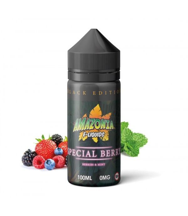 Special Berry By Amazonia Black Edition 100ML E Liquid 70VG Vape 0MG Juice