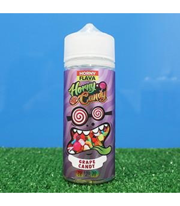 Grape Candy by Horny Flava. 100ML E-liquid, 0MG Vape, 70VG Juice