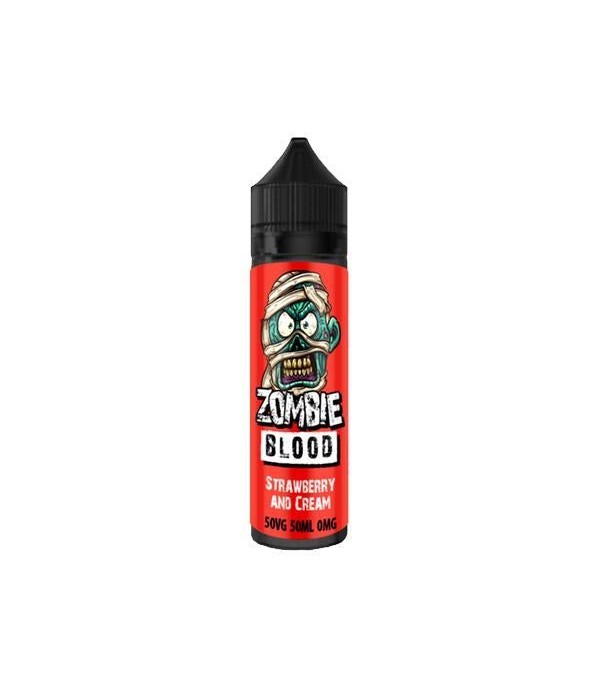 Strawberry And Cream By Zombie Blood 50ML E Liquid 50VG Vape 0MG Juice