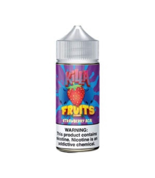 Strawberry Acai by Killa Fruits 100ml E-Liquid Juice 70VG Vape