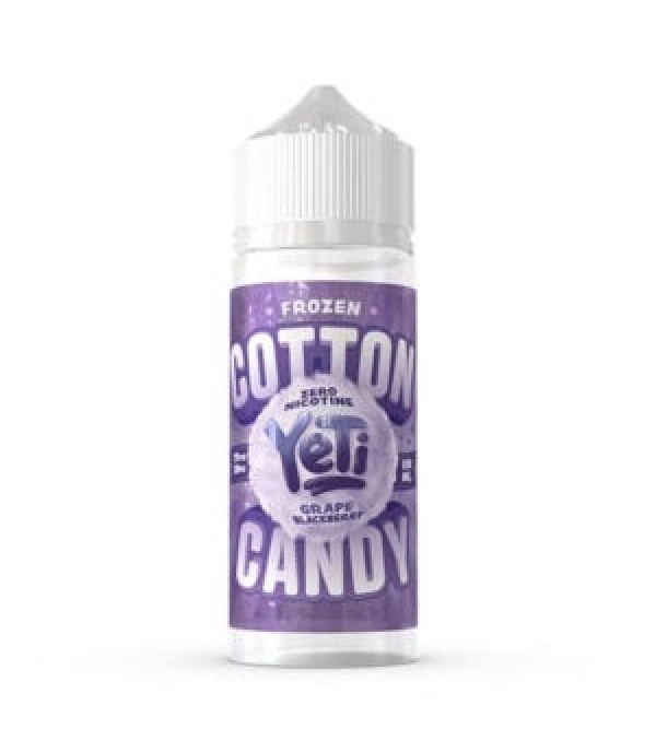 Grape Blackberry - Frozen Cotton Candy By Yeti 100ML E Liquid 70VG Vape 0MG Juice