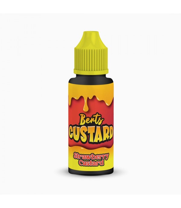 Strawberry Custard By Berts Custard 100ML E Liquid 70VG Vape 0MG Juice