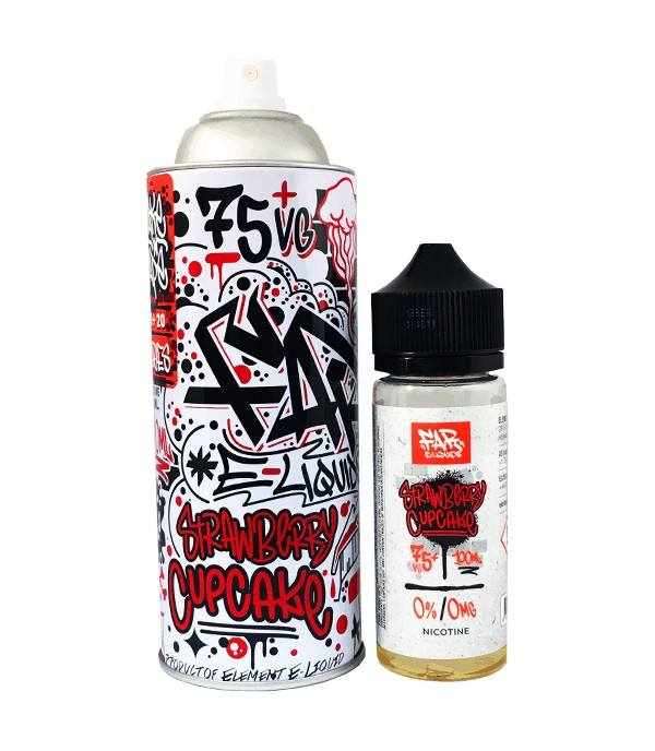 Strawberry Cupcake By Far (Element) 100ML E Liquid 75VG Vape 0MG Juice