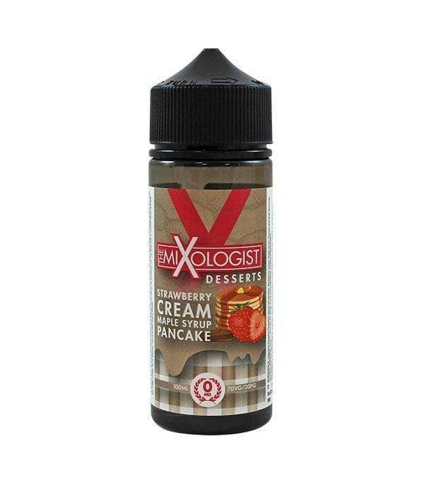 Strawberry Cream Maple Syrup Pancake by Mixologist, 100ML E Liquid, 70VG Vape, 0MG Juice