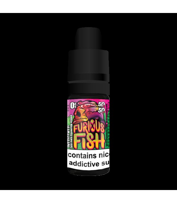 FURIOUS FISH 10ML TUTTI FRUTTI E LIQUID 50VG VAPE TPD COMPLIANT MULTIBUY